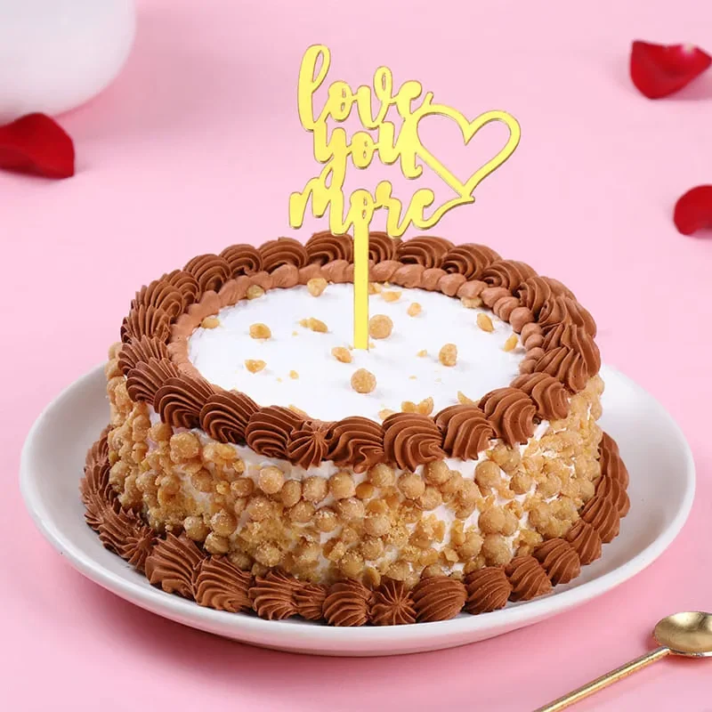 Crunch of Forever Love Butterscotch Cake Delice