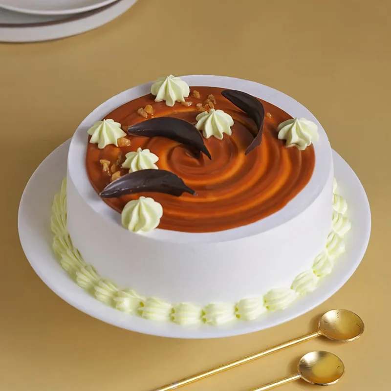 Caramel Glaze Butterscotch Cake Sweet