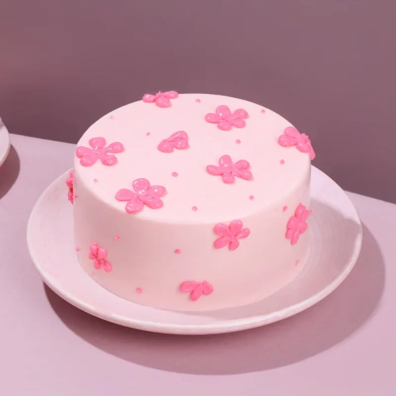 Pink Blossom Chocolate Cake Delice