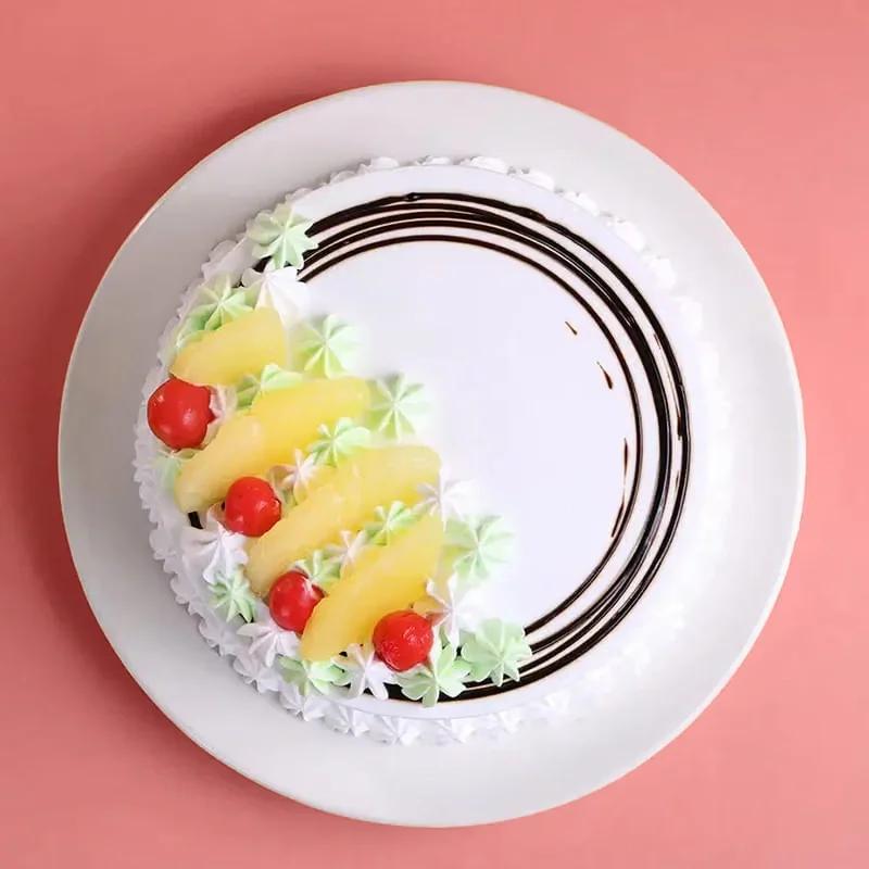 Pineapple Cream Cake Sweet 