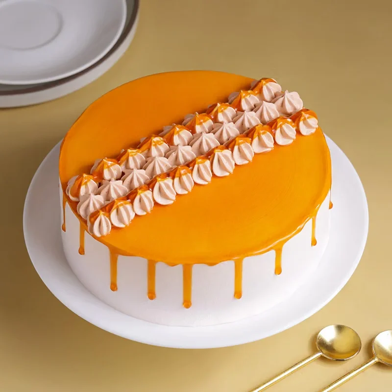 Caramel Drip Butterscotch Cake Delice 
