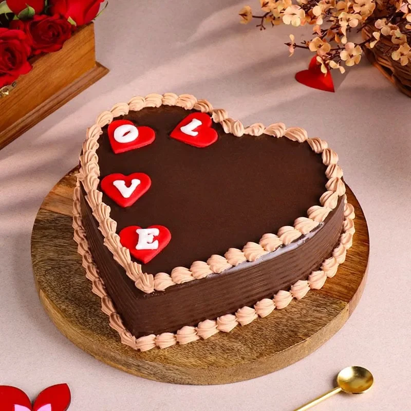 Heartfelt Chocolate Love Cake Delice
