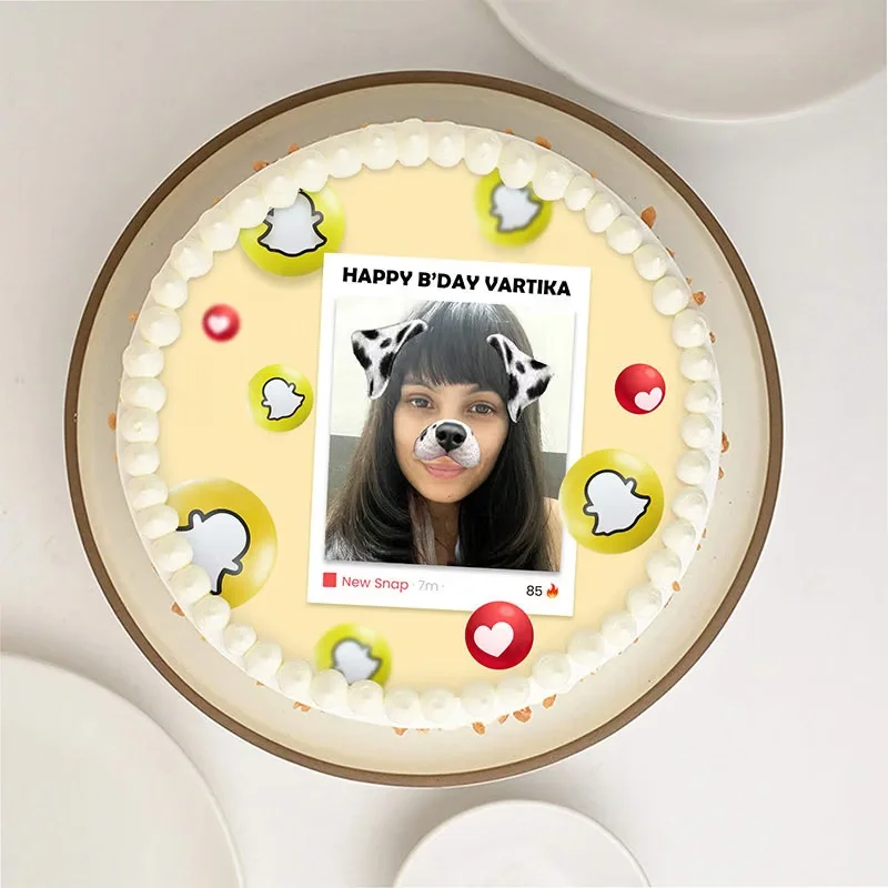 Snapchat Edible Photo Cake Delice 