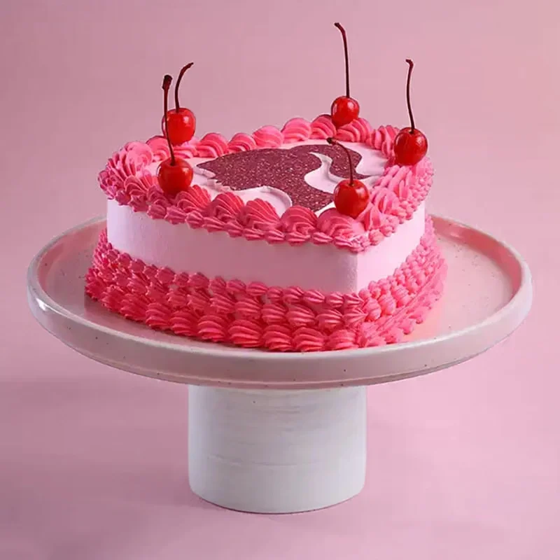 Barbie Silhouette Heart Cake Sweet 