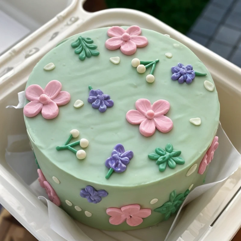 Cute Floral Bento Cake Elite