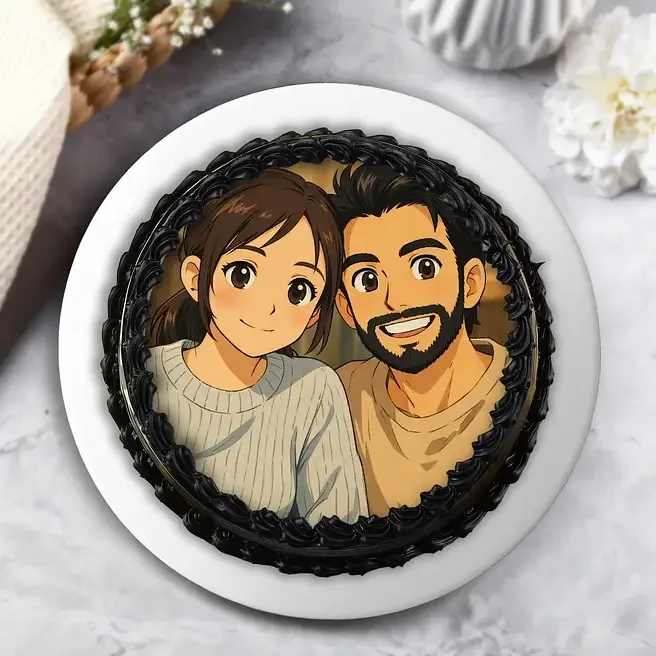 Sweet Truffle Eggless Photo Cake Sweet : 500 g 