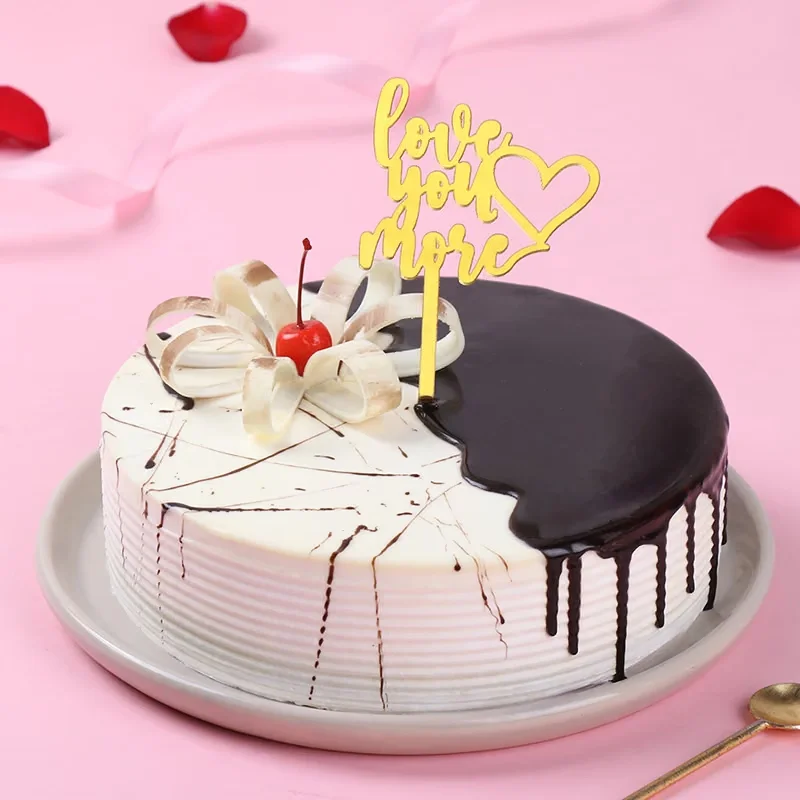 Love You More Chocolate Drizzle Cake Sweet