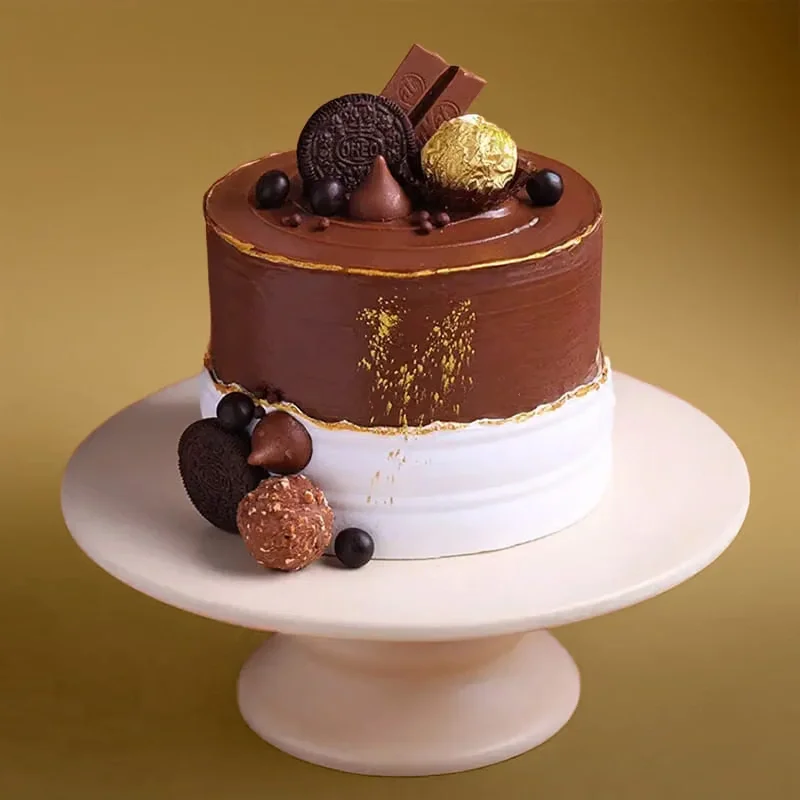 Assorted Toppings Milk Chocolate Cake Sweet