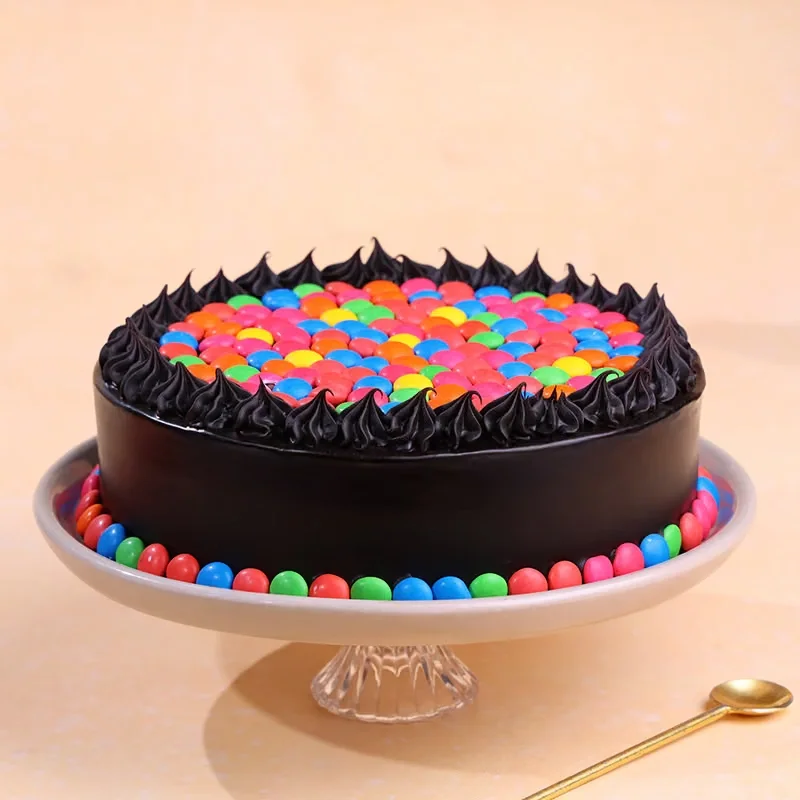Chocolaty Jems Eggless Cake Sweet 