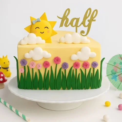 psunshinesmileshalfbirthdaycakehalfkg424531m