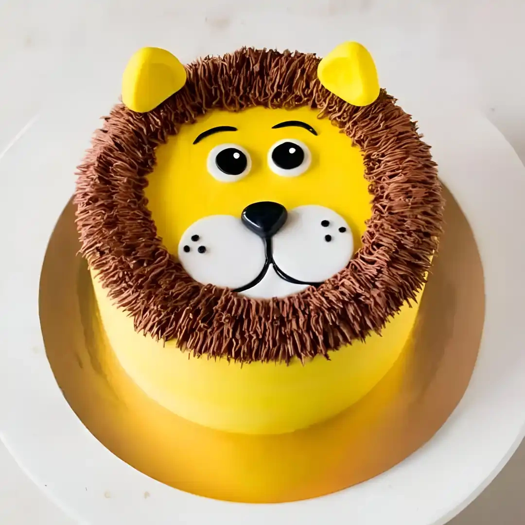 Lion Face Cake Magic