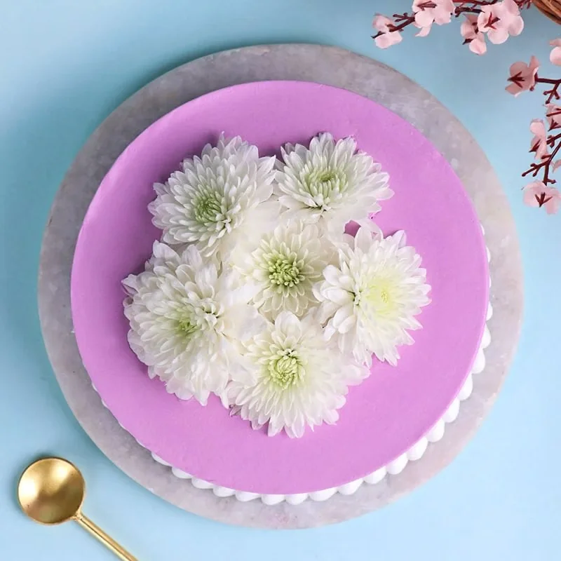 Purple Serenity Butterscotch Cake Delice