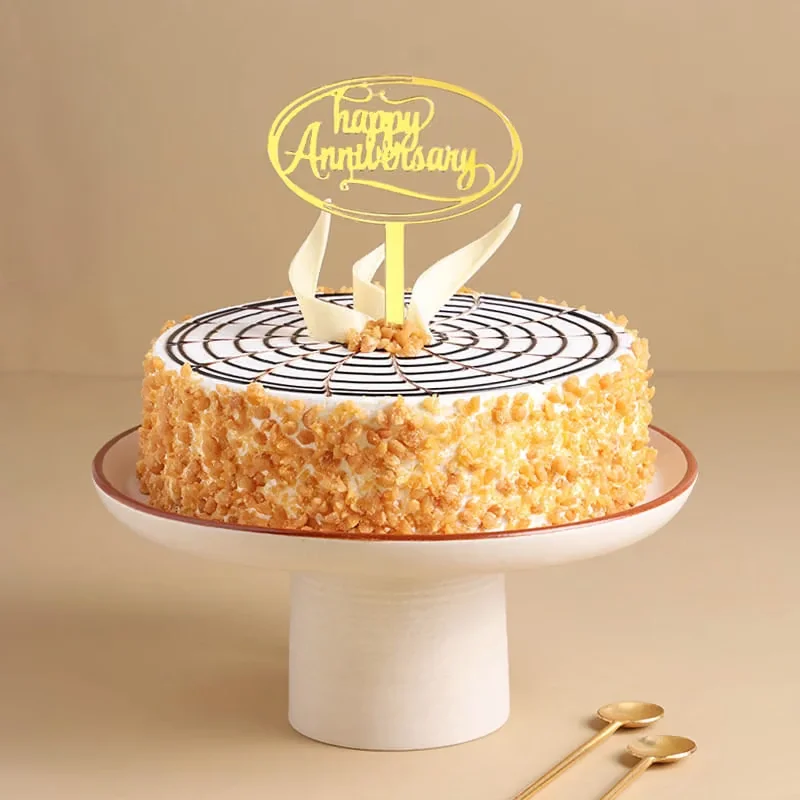 Happy Anniversary Butterscotch Cake Sweet