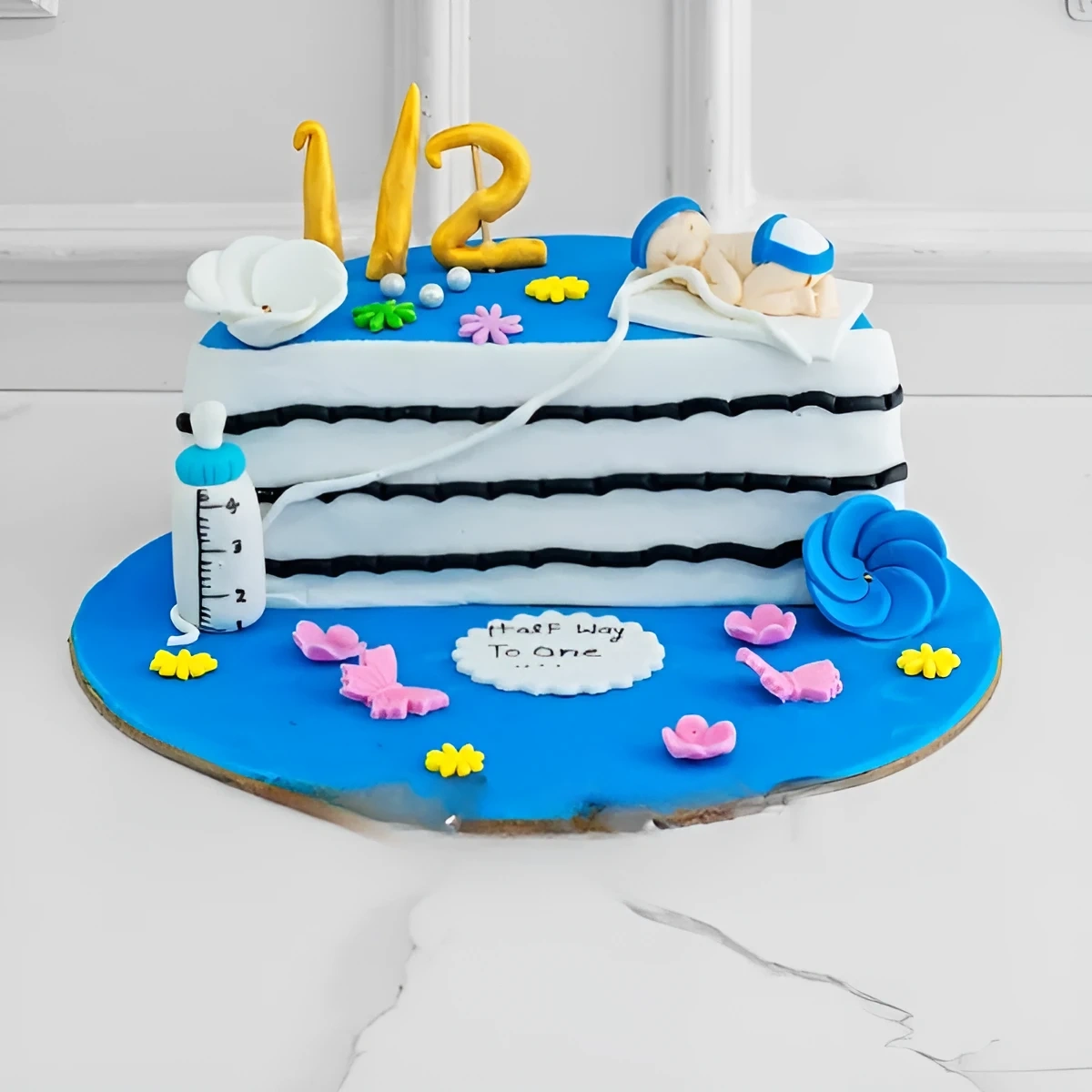 Half Birthday Cake for Boys Dream