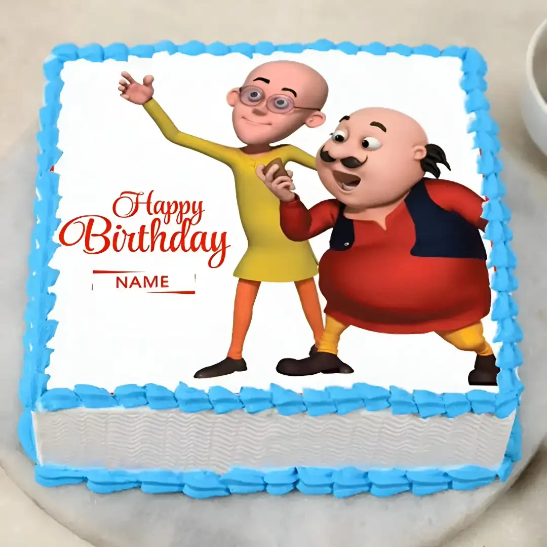 Motu Patlu Cream Cake Wonder