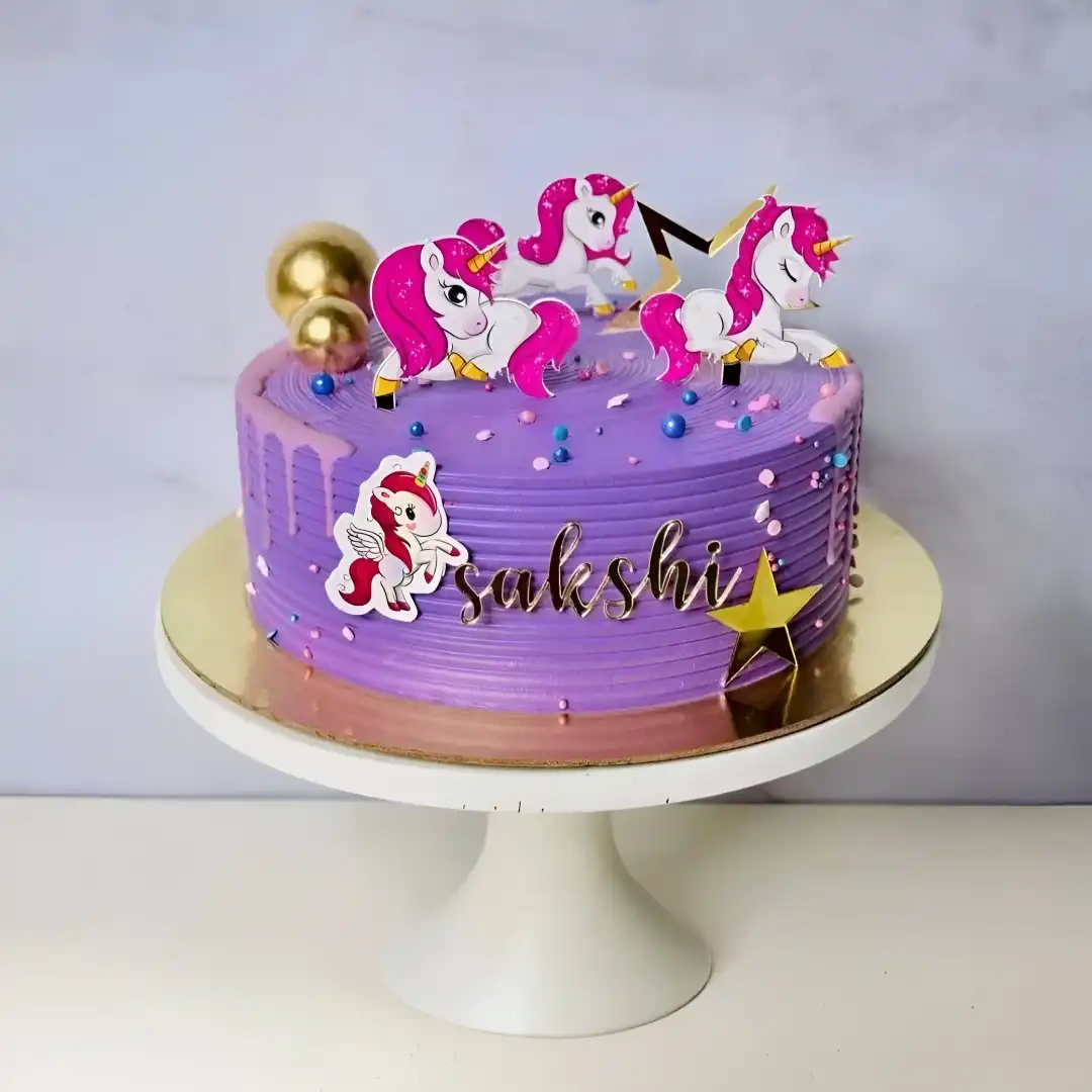 Unicorn Theme Birthday Cake Supreme
