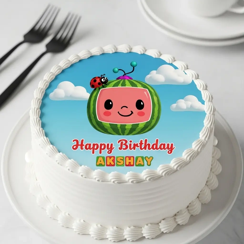 Delicious Cocomelon Creamy Cak Bliss