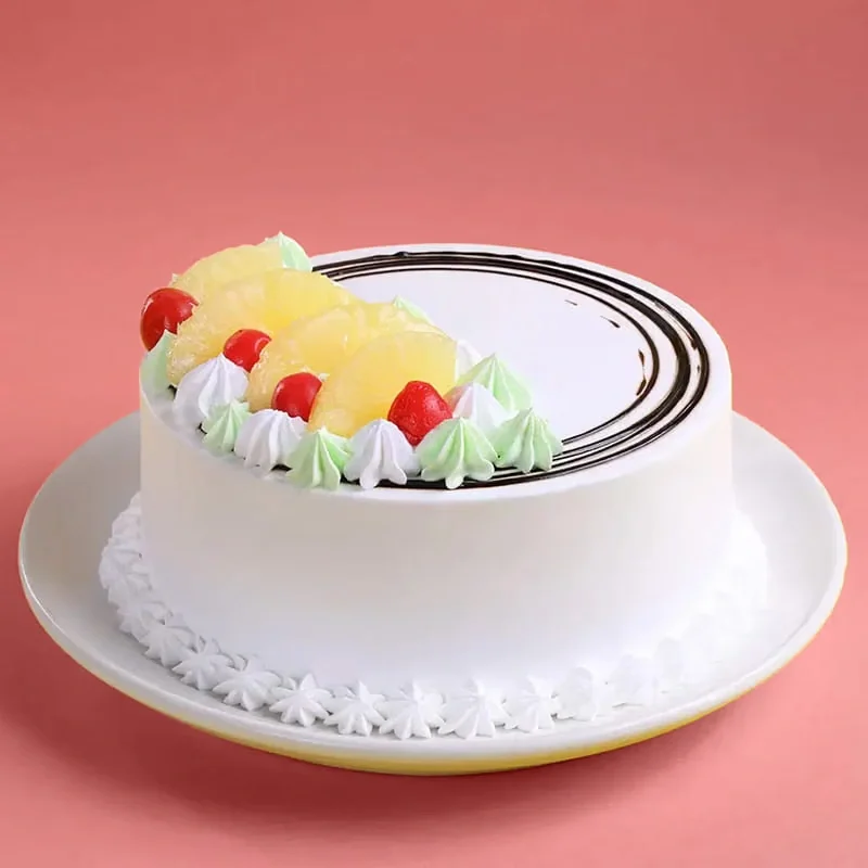 Pineapple Cream Cake Sweet 