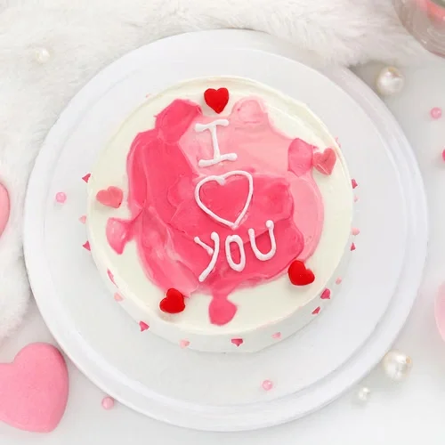 Tempting I Love You Cake Delice 