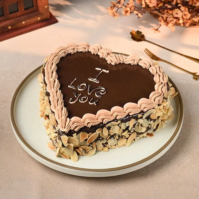 I Love You Chocolate Cake Delice