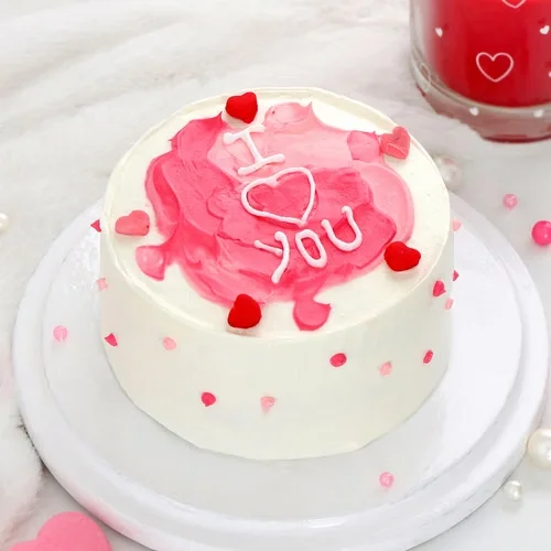 Tempting I Love You Cake Delice 
