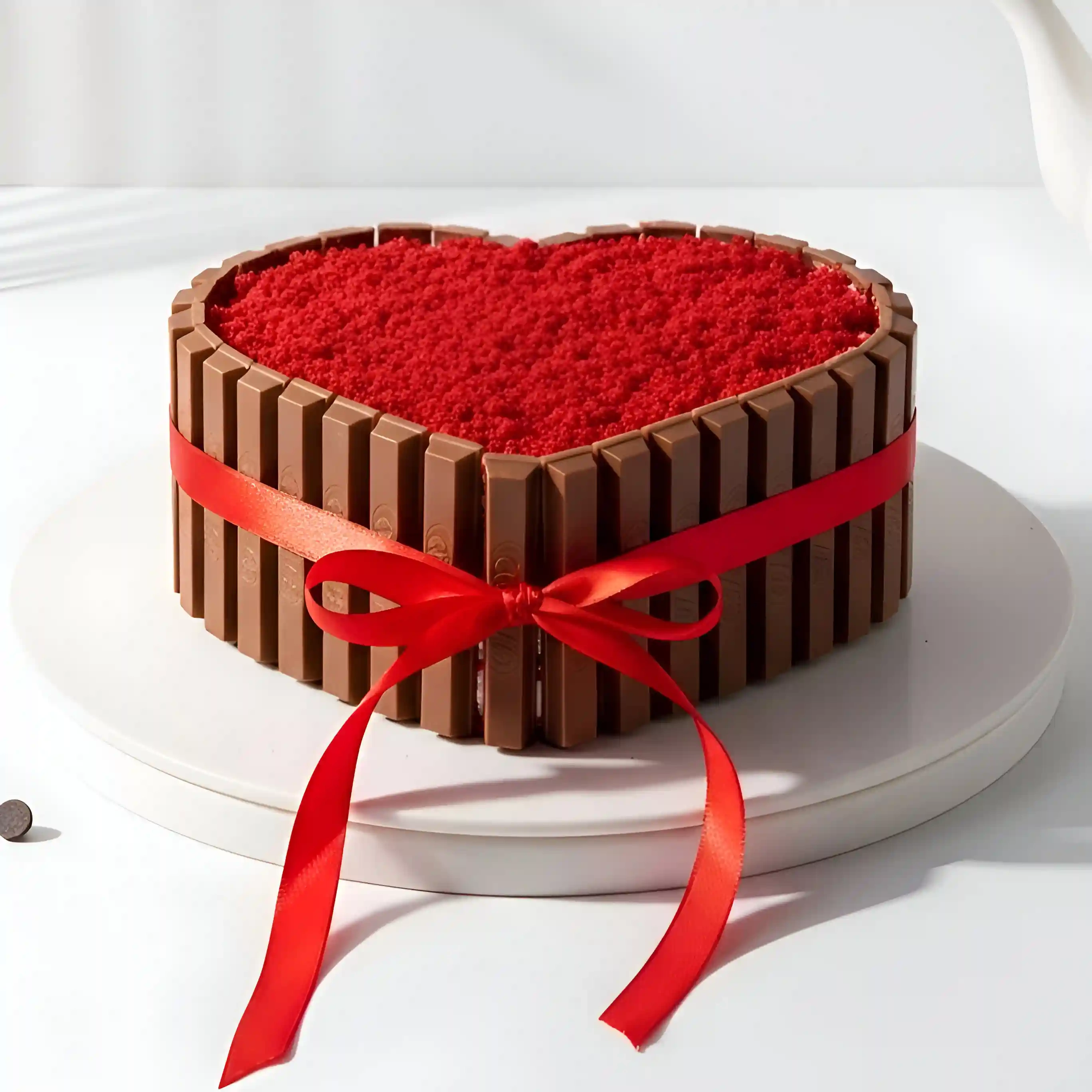 Red Velvet Kitkat Sweet Cake 