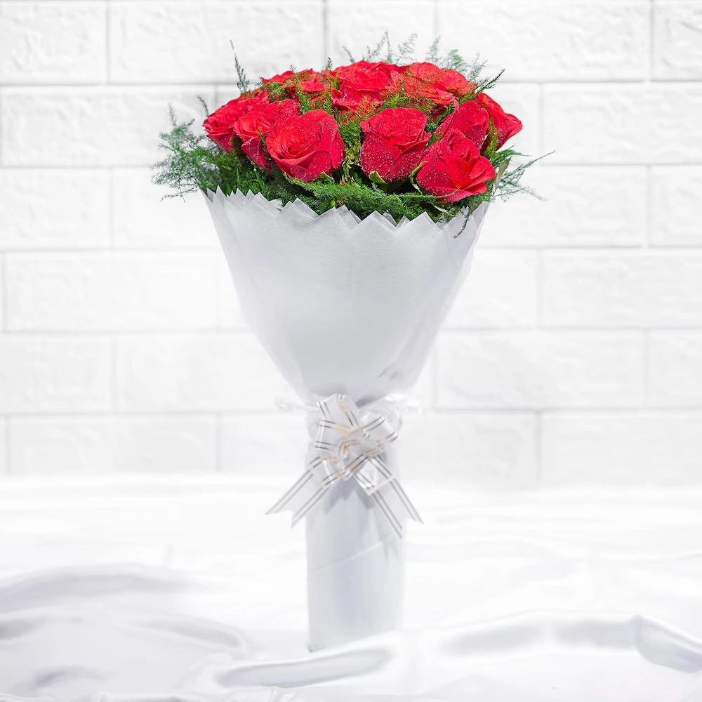 Heavenly Love Red Roses Flowers  Bouquet