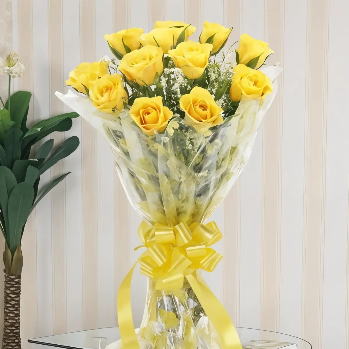 Yellow Flower Roses  Bouquet 
