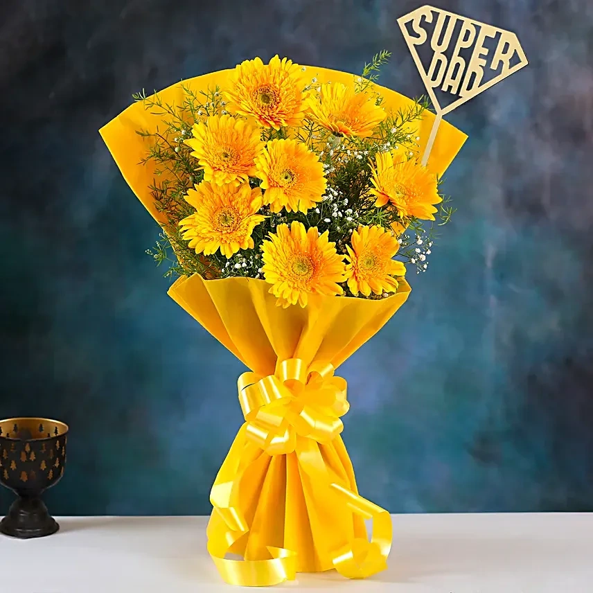 Gerberas of Fatherly Love Bouquet 