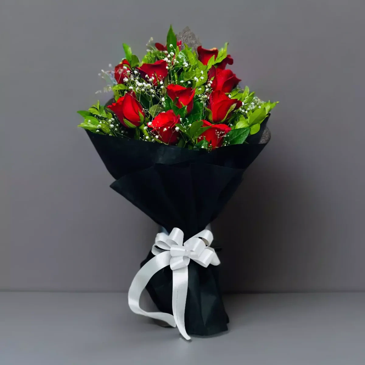 Beauty Of Red & Black Bouquet 