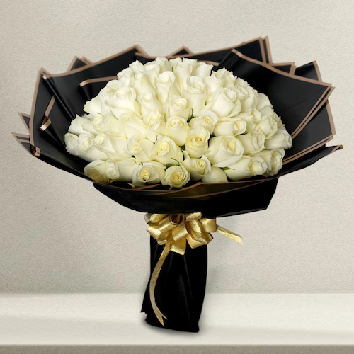 Pure Peaceful White Flowers  Roses