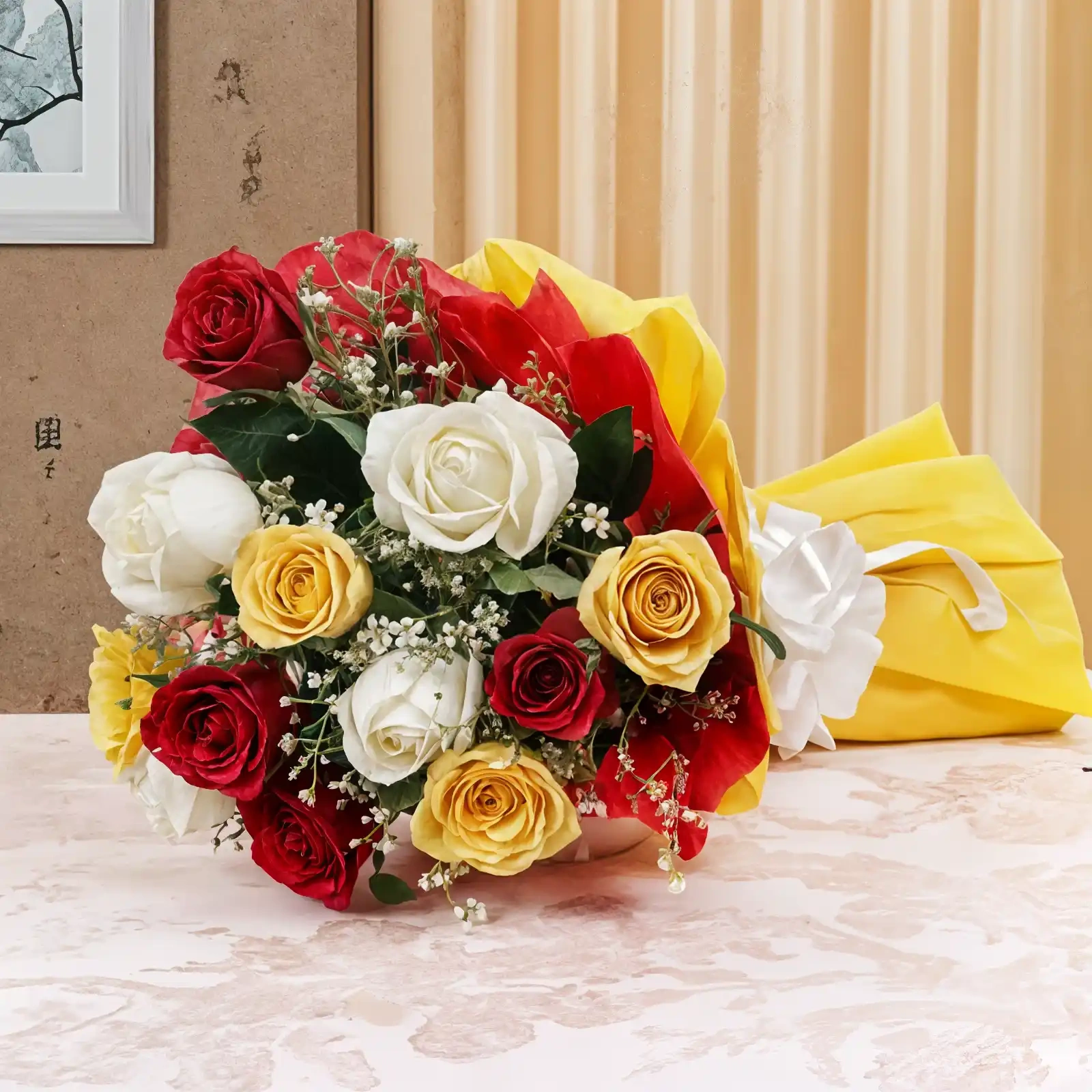 Colorful Rose Flowers  Bouquet 