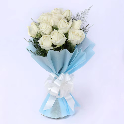 White Feather Bouquet  