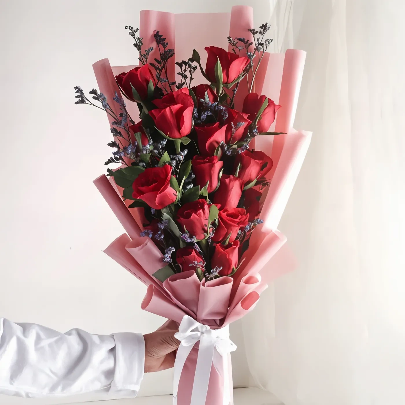 Red Roses Flowers  Bouquet 