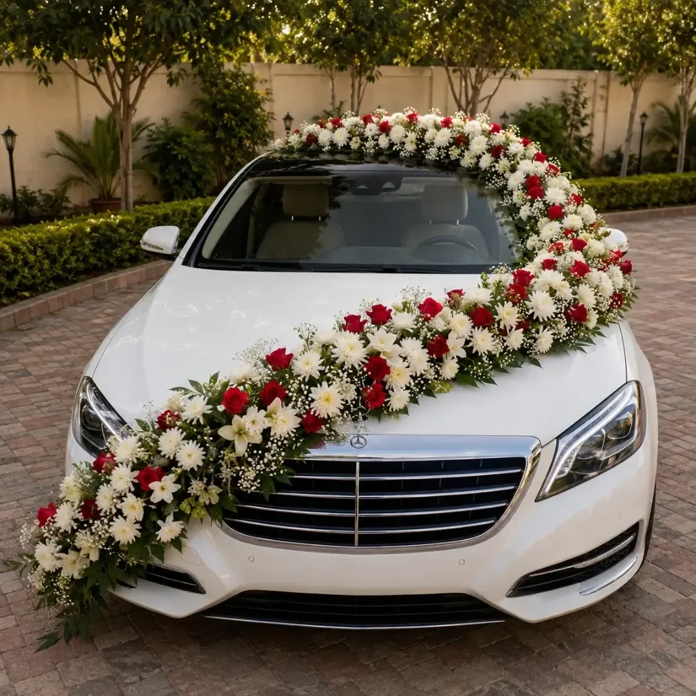 Flower Car Decoration For Wedding Set