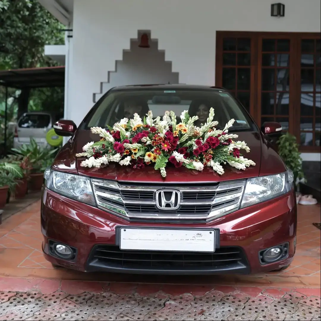 Honda City Wedding Car Decor 
