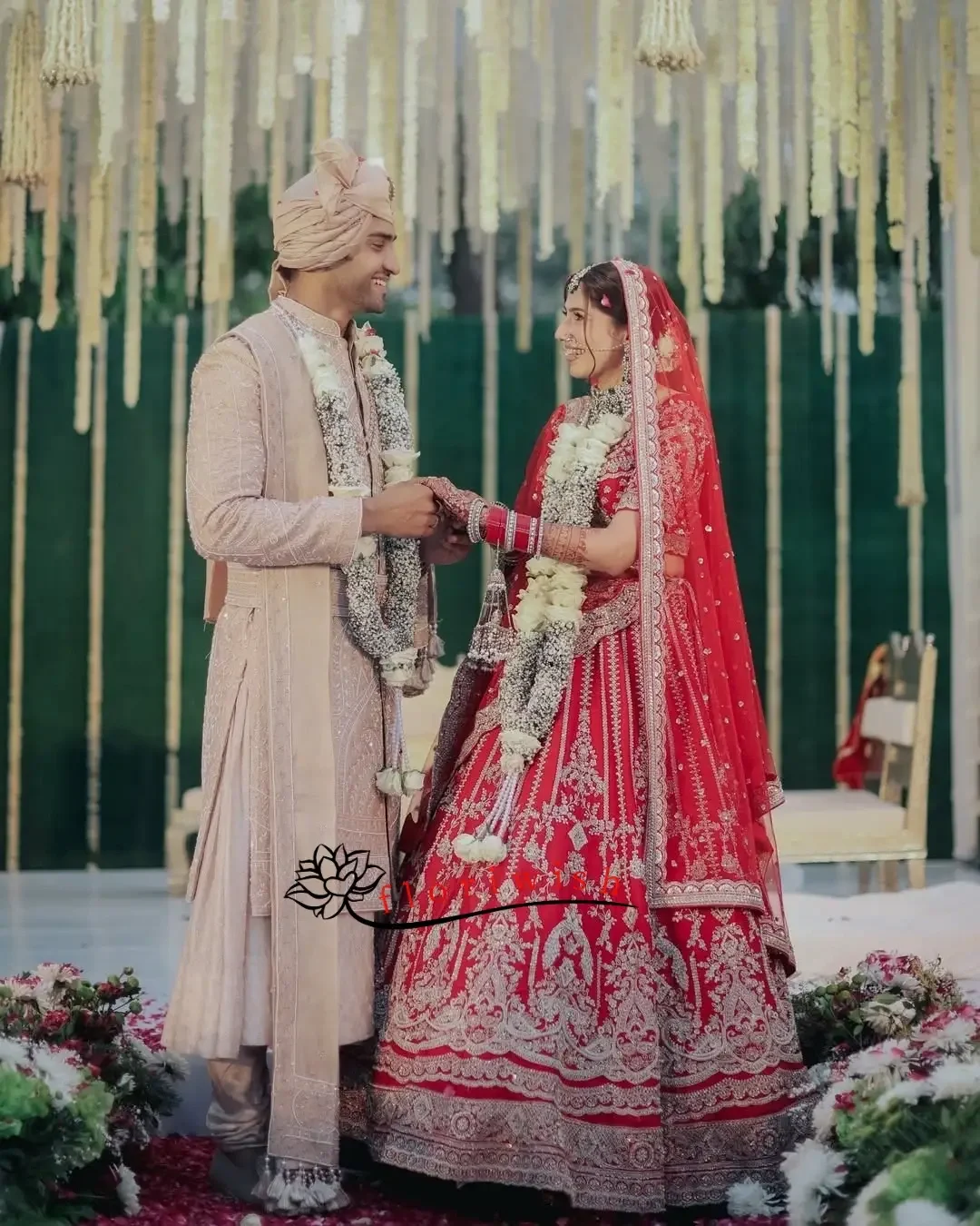 Thugesh wedding varmala