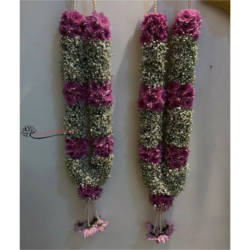 Pink Flower Varmala