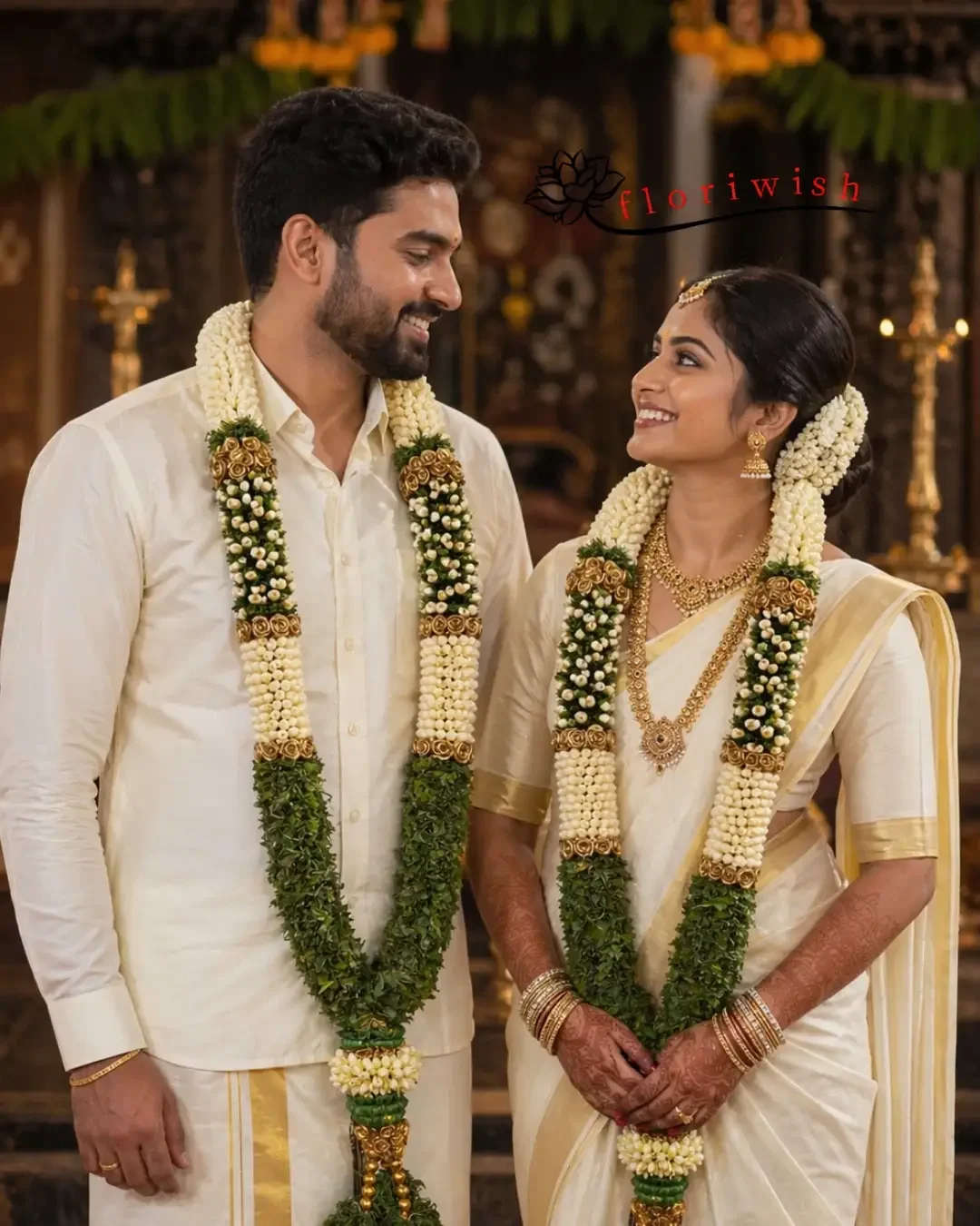 Tulsi Mogra South Indian Varmala