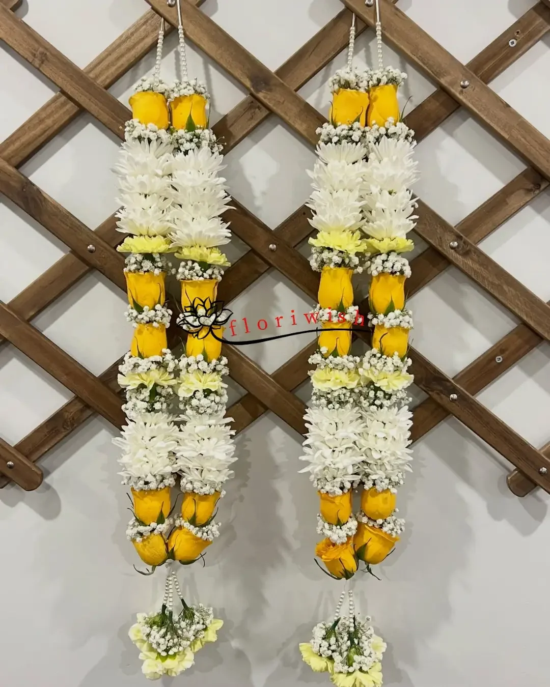 Yellow Rose Jasmine Flower Varmala