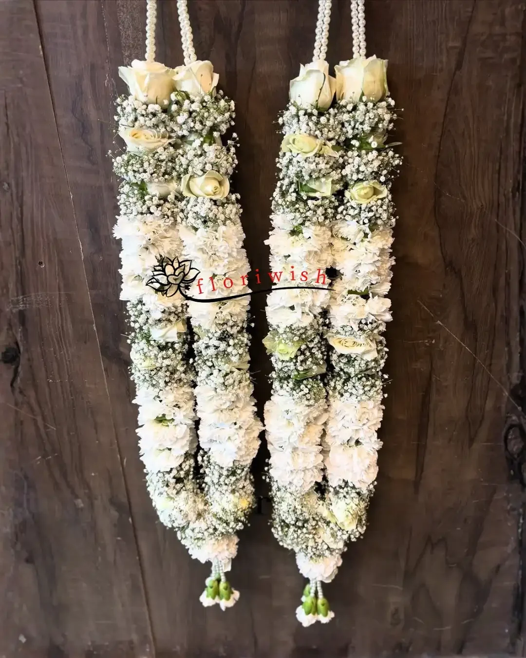 Premium White Baby Breath Flower Varmala