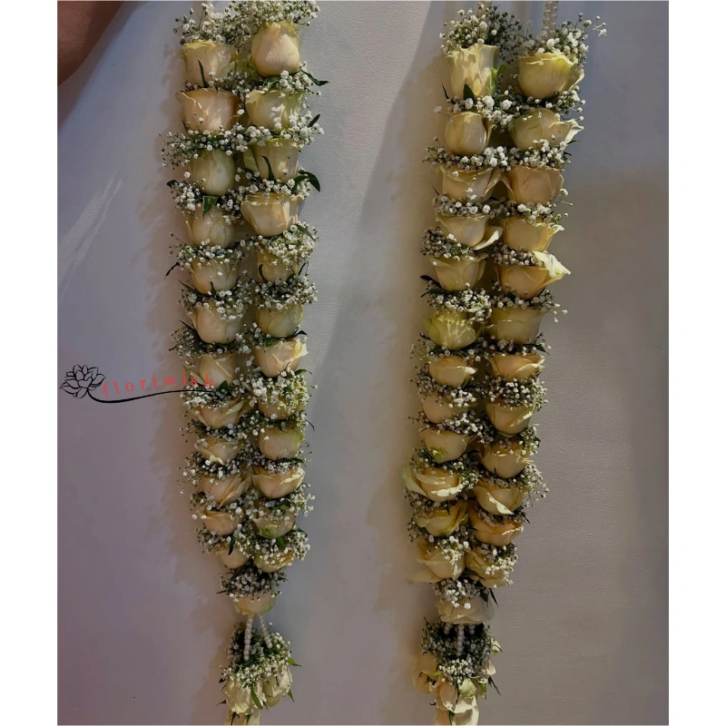 White Rose Garlands