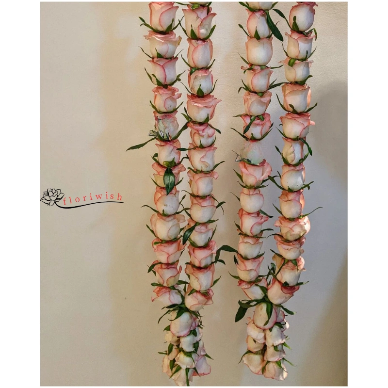 Light Pink Rose Varmala