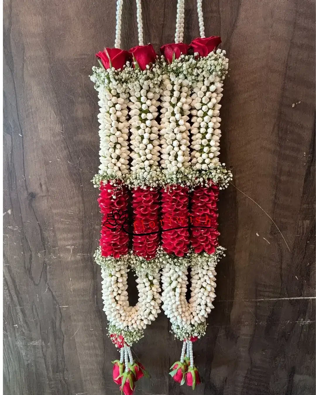 Blush Rose Mogra Varmala