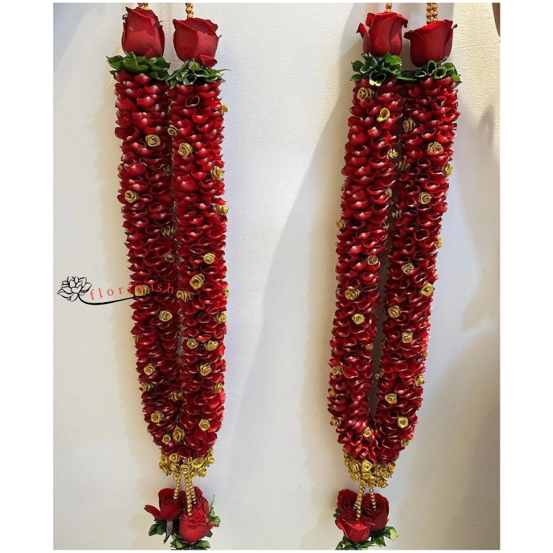Red Rose Petals Garlands