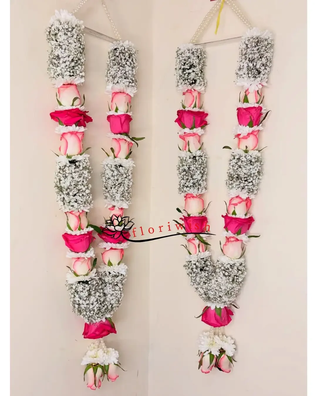 Pink Rose Gypsy Garland
