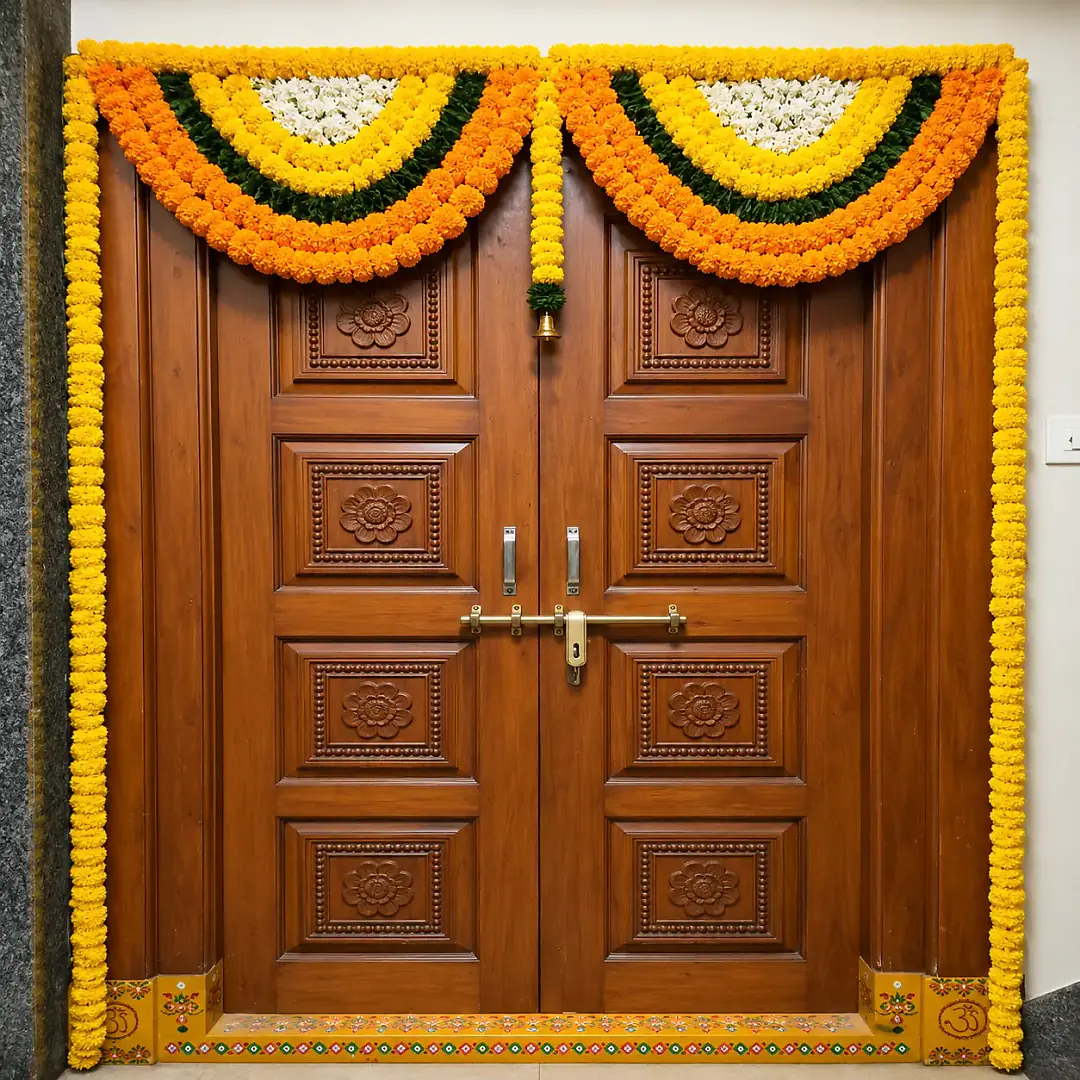 Flower Gate Decoration Setup