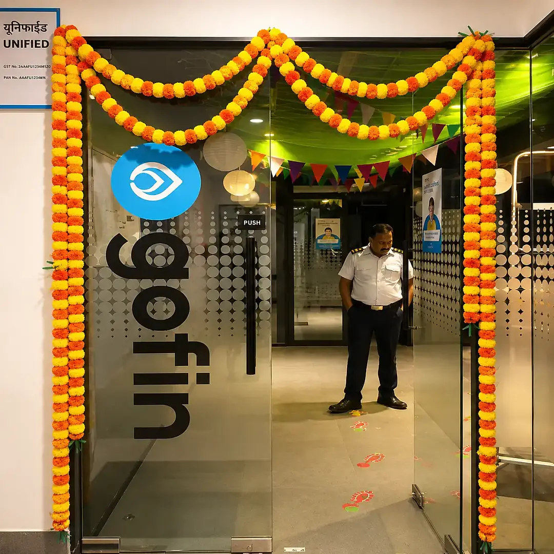 Office Front Door Decoration Setup