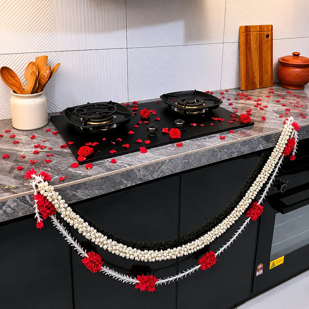 Luxury Housewarming Flower Decor Setup