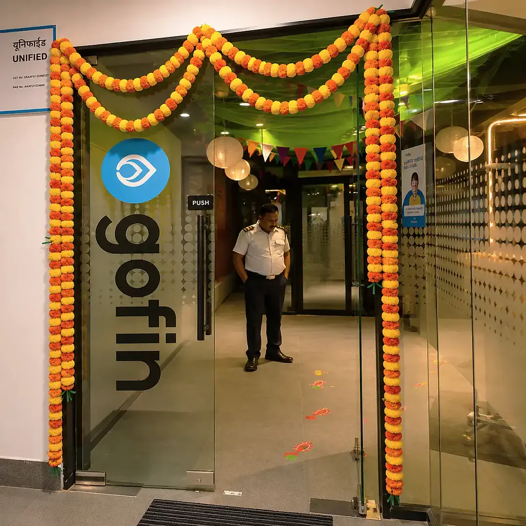 Office Front Door Decoration Setup